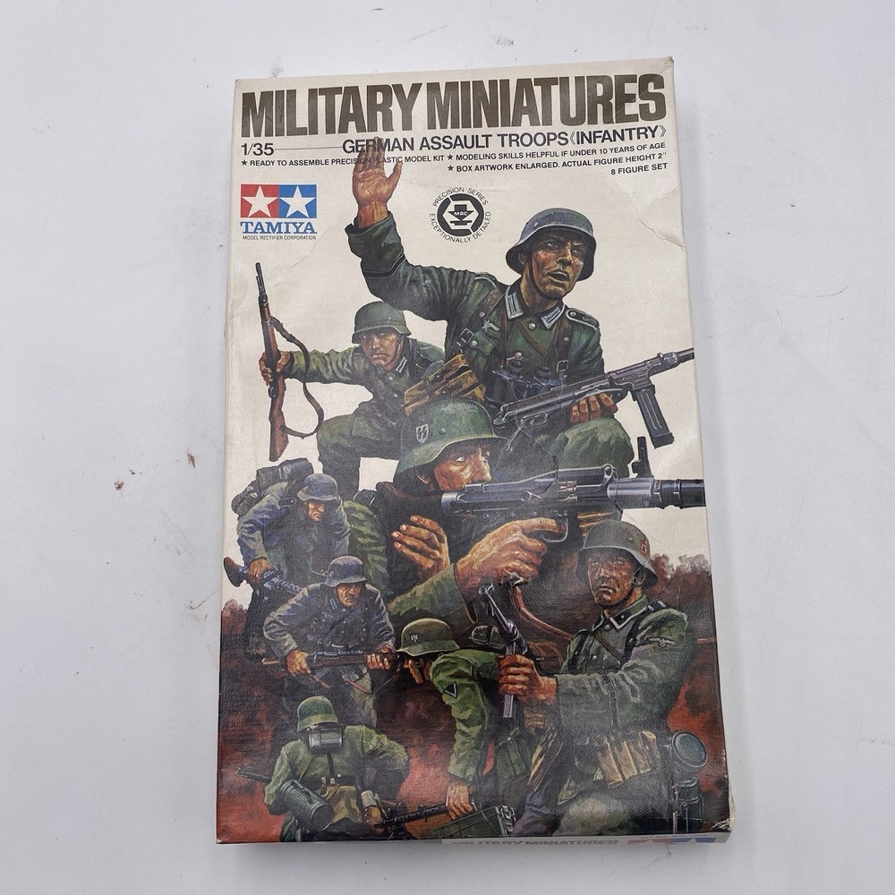 Tamiya Military Miniatures German Assault Troops Infantry 1/35 Scale !!Sealed!!